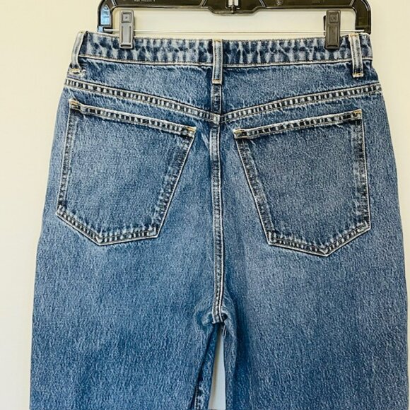 Khaite Daria High Rise Slim Straight Cotton Jeans 31 - Picture 14 of 15